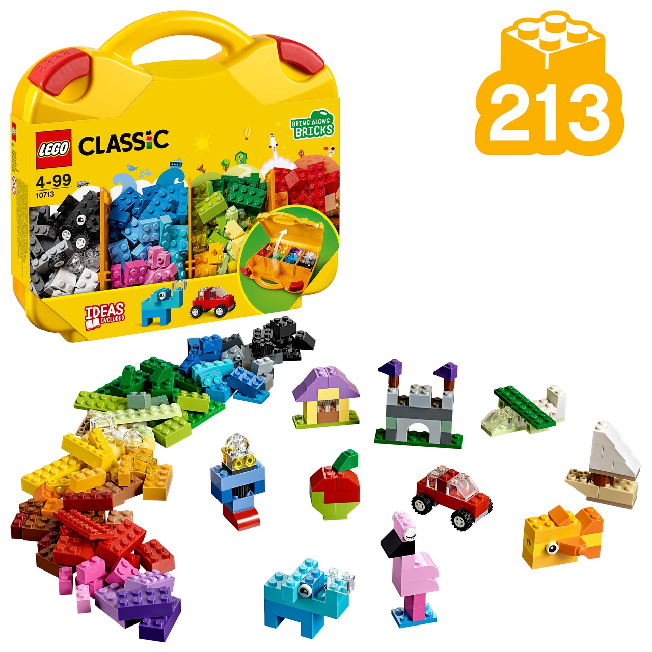Jucarie - Valiza creativa, LEGO, plastic - imagine 4